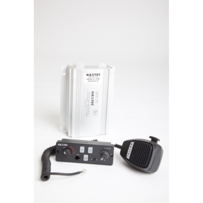 Sistem complet de avertizare acustica auto Haztec (Sirena si Difuzor)